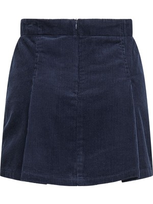 Only Onlpıppa Cord Skırt Otw Kadın Mavi Etek - 15358216