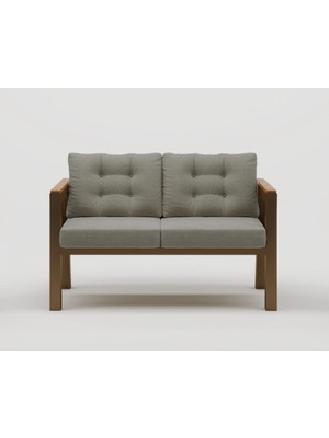 Elmas 2'li (Gri) Metal Gövde Balkon-Bahçe-Kafe,çay Seti,koltuk Takımı,oturma Grubu,ofis Koltuğu