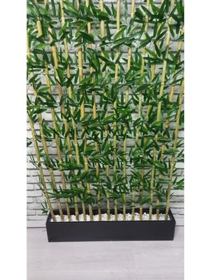 Erhan Flowers 100 cm Saksıda 200 cm 20 Adet  Kokusuz Ahşap Bambu Speratör Gerçekçi Görünüm ile Ev & Ofis Dekorasyonu