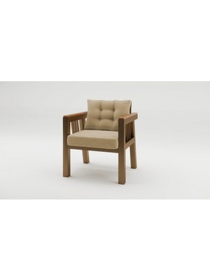 Elmas 1'li (Cappuccino) Metal Gövde Balkon-Bahçe-Kafe,çay Seti,koltuk Takımı,oturma Grubu,ofis Koltuğu