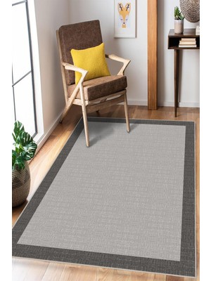 Pelura Halı Çerçeveli Modern Dijital Baskı Yıkanabilir Kaymaz Taban Halı