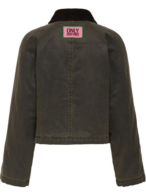 Only Onljanet Short Jacket cc Otw Kadın Gri Mont - 15350379