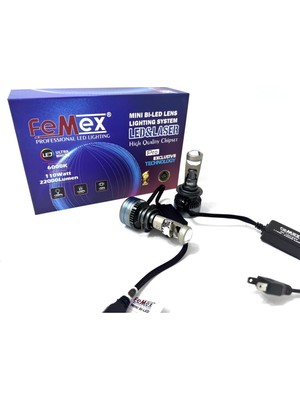 Femex Bi-Led Executıve H7 Mini Bi-Led Xenon Kendinden Mercekli