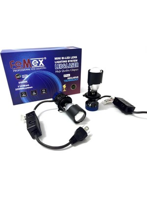 FEMEX H4 Mini Bi-led Xenon Pro Executıve Kendinden Mercekli Femex