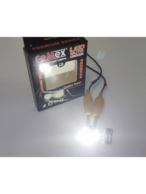 Sm Motors FEMEX Premium Beyaz Ampul T10 24 Smd 4014 Chip Mini Yassı Led Aktif Canbus