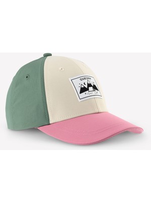 Decathlon Quechua Çocuk Outdoor Şapka - Pembe/yeşil - MH100