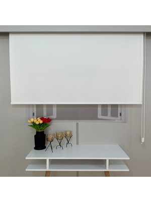 Volper Mekanik VP1400 İthal Mat Kalın Kumaşlı Stor Perde Eteksiz (Kırık Beyaz)