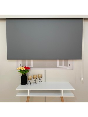 Volper Mekanik VP1411 İthal Mat Kalın Kumaşlı Stor Perde Eteksiz (Antrasit)