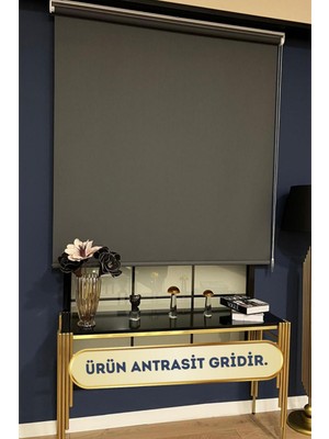 Volper Mekanik VP1411 İthal Mat Kalın Kumaşlı Stor Perde Eteksiz (Antrasit)