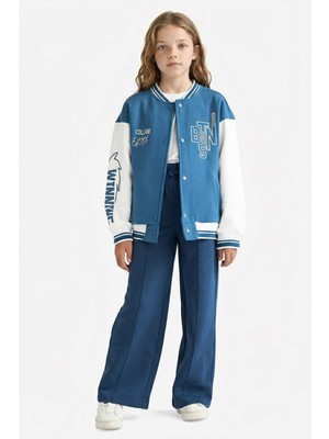 DeFacto Kız Çocuk Wide Leg Geniş Paça Beli Lastikli Eşofman Altı C7131A825AU