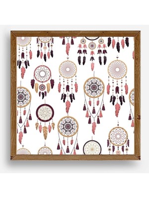 Yazline Global Rüya Kapanı Ahşap Çerçeveli Tablo 42 x 42
