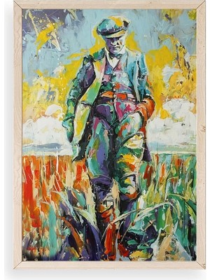 Yazline Global Atatürk Ahşap Çerçeveli Tablo 50 x 70