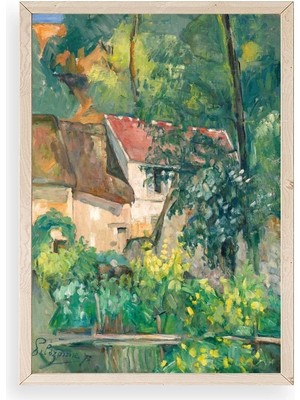 Yazline Global Paul Cezenne Kalender Ahşap Çerçeveli Tablo 50 x 70