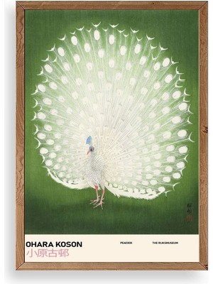 Yazline Global Ohara Koson Ahşap Çerçeveli Tablo 17 x 23