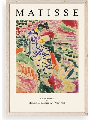 Yazline Global Henri Matisse Ahşap Çerçeveli Tablo 17 x 23