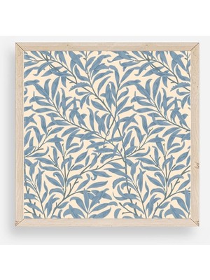 Yazline Global Yapraklar Ahşap Çerçeveli Tablo 50 x 50