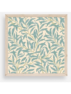 Yazline Global Yaprak Ahşap Çerçeveli Tablo 50 x 50