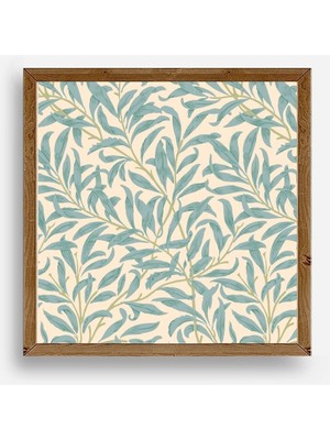 Yazline Global Yaprak Ahşap Çerçeveli Tablo 42 x 42