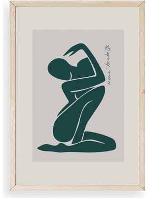 Yazline Global Modern Ahşap Çerçeveli Tablo 50 x 70