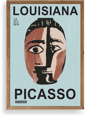 Yazline Global Picasso Ahşap Çerçeveli Tablo 50 x 70