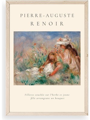Yazline Global Pierre-Aguste Renoir Ahşap Çerçeveli Tablo 30 x 42