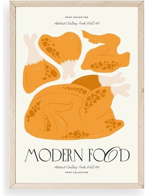 Yazline Global Tavuk Ahşap Çerçeveli Tablo 50 x 70