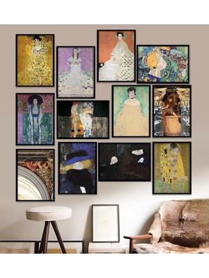 Yazline Global 12 Parça Çerçeve Görünümlü Mdf Tablo Seti 15 x 20