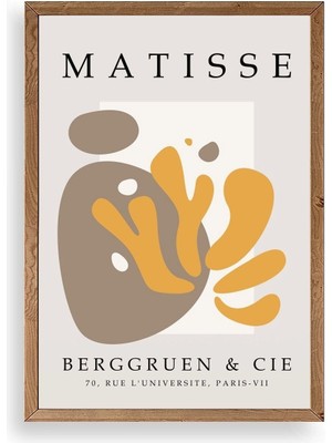 Yazline Global Modern Ahşap Çerçeveli Tablo 50 x 70