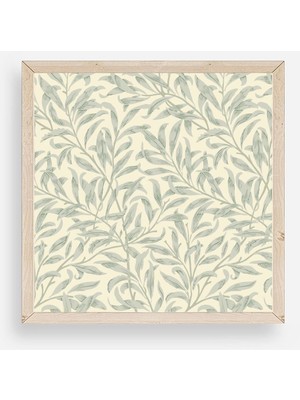 Yazline Global Yaprak Ahşap Çerçeveli Tablo 50 x 50