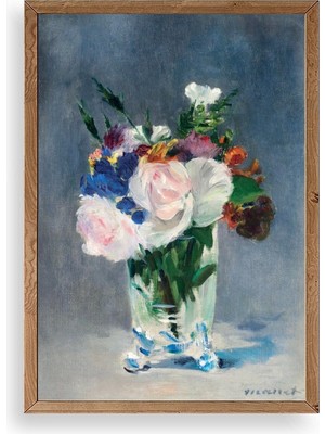 Yazline Global Manet Ahşap Çerçeveli Tablo 50 x 70