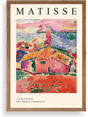 Yazline Global Matisse Ahşap Çerçeveli Tablo 50 x 70
