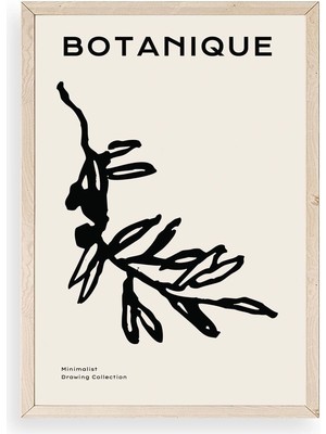 Yazline Global Yaprak Ahşap Çerçeveli Tablo 17 x 23