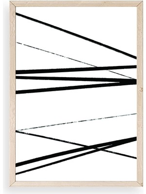 Yazline Global Modern Ahşap Çerçeveli Tablo 17 x 23