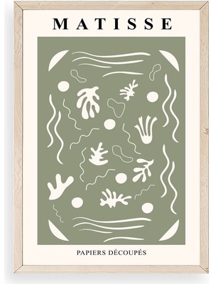 Yazline Global Henri Matisse Ahşap Çerçeveli Tablo 23 x 30