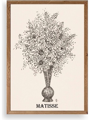Yazline Global Matisse Ahşap Çerçeveli Tablo 23 x 30