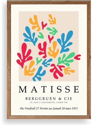 Yazline Global Modern Ahşap Çerçeveli Tablo 30 x 42