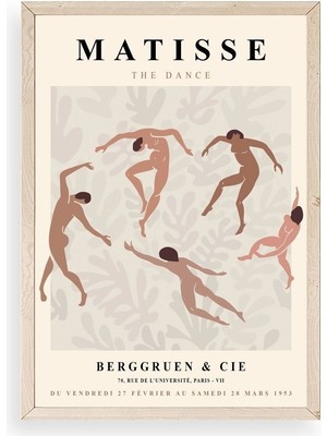 Yazline Global Matisse Ahşap Çerçeveli Tablo 50 x 70