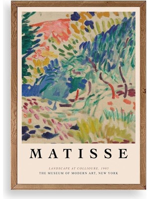 Yazline Global Matisse Ahşap Çerçeveli Tablo 17 x 23
