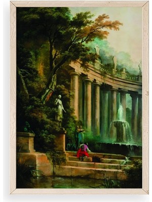 Yazline Global Yapraklar Ahşap Çerçeveli Tablo 50 x 70