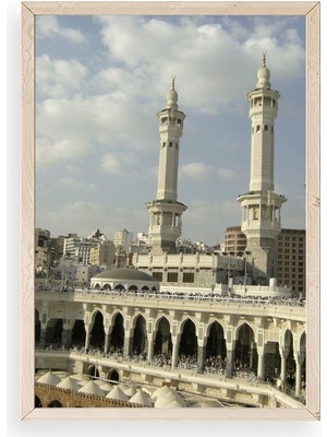 Yazline Global Kabe Camii Ahşap Çerçeveli Tablo 30 x 42