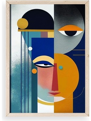 Yazline Global Modern Ahşap Çerçeveli Tablo 23 x 30