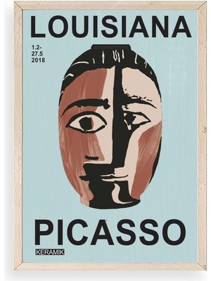 Yazline Global Picasso Ahşap Çerçeveli Tablo 30 x 42