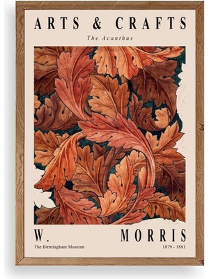 Yazline Global Morris Ahşap Çerçeveli Tablo 50 x 70