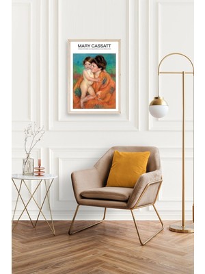 Yazline Global Mary Cassatt Ahşap Çerçeveli Tablo 17 x 23