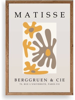 Yazline Global Modern Ahşap Çerçeveli Tablo 50 x 70