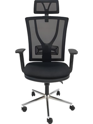 Evvon Başlıklı Çalışma Sandalyesi - Yönetici Koltuğu - Ofis Çalışma Koltuğu