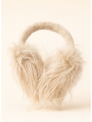 Katia & Bony Çocuk Kulağı Tüylü Kulaklık Bej