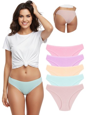 New Lilla 1001 Kadın 5'lı Günlük Slip Külot