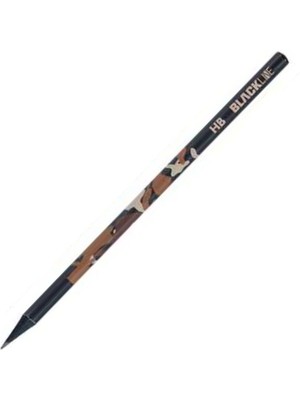 Marka Adel Blackline Kamuflaj Kurşun Kalem Hb-Kahverengi