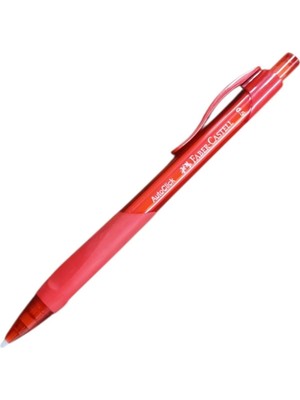 Marka Faber Castell Auto Click 0.5 Color Barrel Uçlu Kalem-Kırmızı